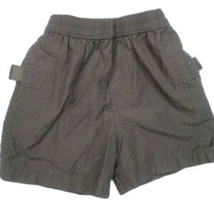 Cherokee Unisex Baby Shorts Olive Green Elastic Waist Pockets Classic 9Mo